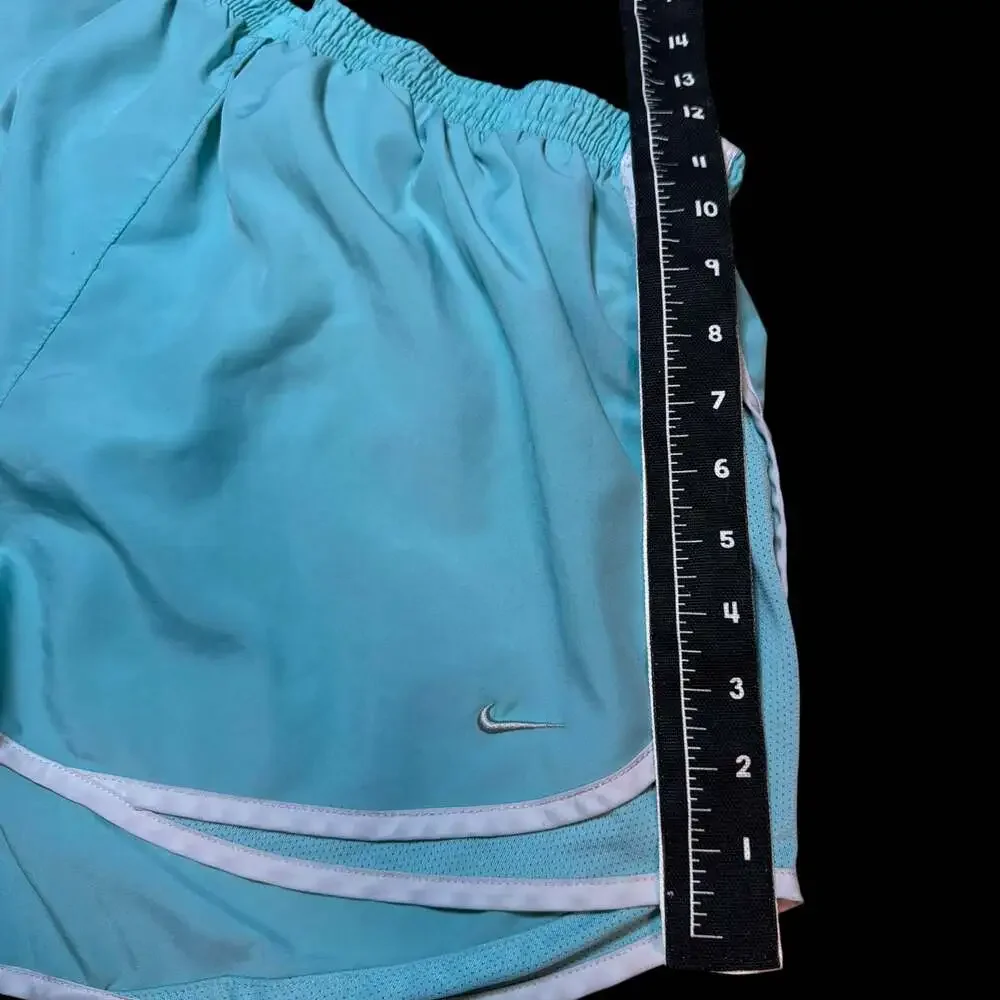 Nike Women's Light Blue Dri-Fit Athletic Running Shorts Size XXL
